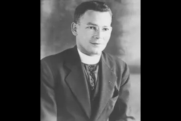 Fr. Joseph Lafleur, whose cause of canonization is one of those that will be considered at the USCCB Spring General Assembly, June 17, 2021. Credit: Andrepont Printing.