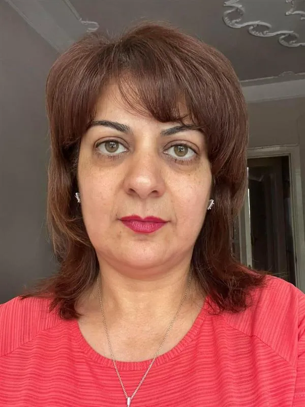 Lyudmila Melquomyan, 47, is an Armenian Christian and Artsakh native who was forced to flee her homeland with her family on Sept. 25, 2023, following an Azeri military offensive. Credit: Photo courtesy of Lyudmila Melquomyan