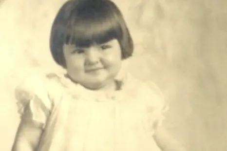 Mother Angelica as a child. Photo courtesy of the Mother Angelica Museum in Canton, Ohio