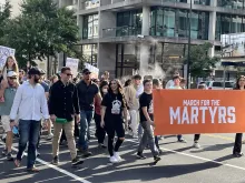 The March for the Martyrs in Washington, D.C., Sept. 25, 2021.