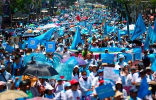 The March for Life in Mexico City, April 29, 2023. Credit: Steps for Life