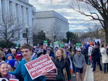 Pro-lifers march on Washington D.C. during the March for Life