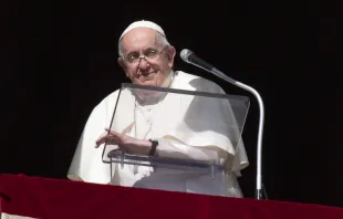 Pope Francis speaking to pilgrims on All Saints Day, Nov. 1, 2022 Vatican Media