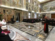 Pope Francis meets with rectors and formators from Latin America at the Vatican Nov. 10, 2022.