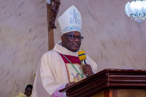 Bishop Michael Gokum, head of the Diocese of Pankshin, Nigeria. Courtesy of Bishop Gokum