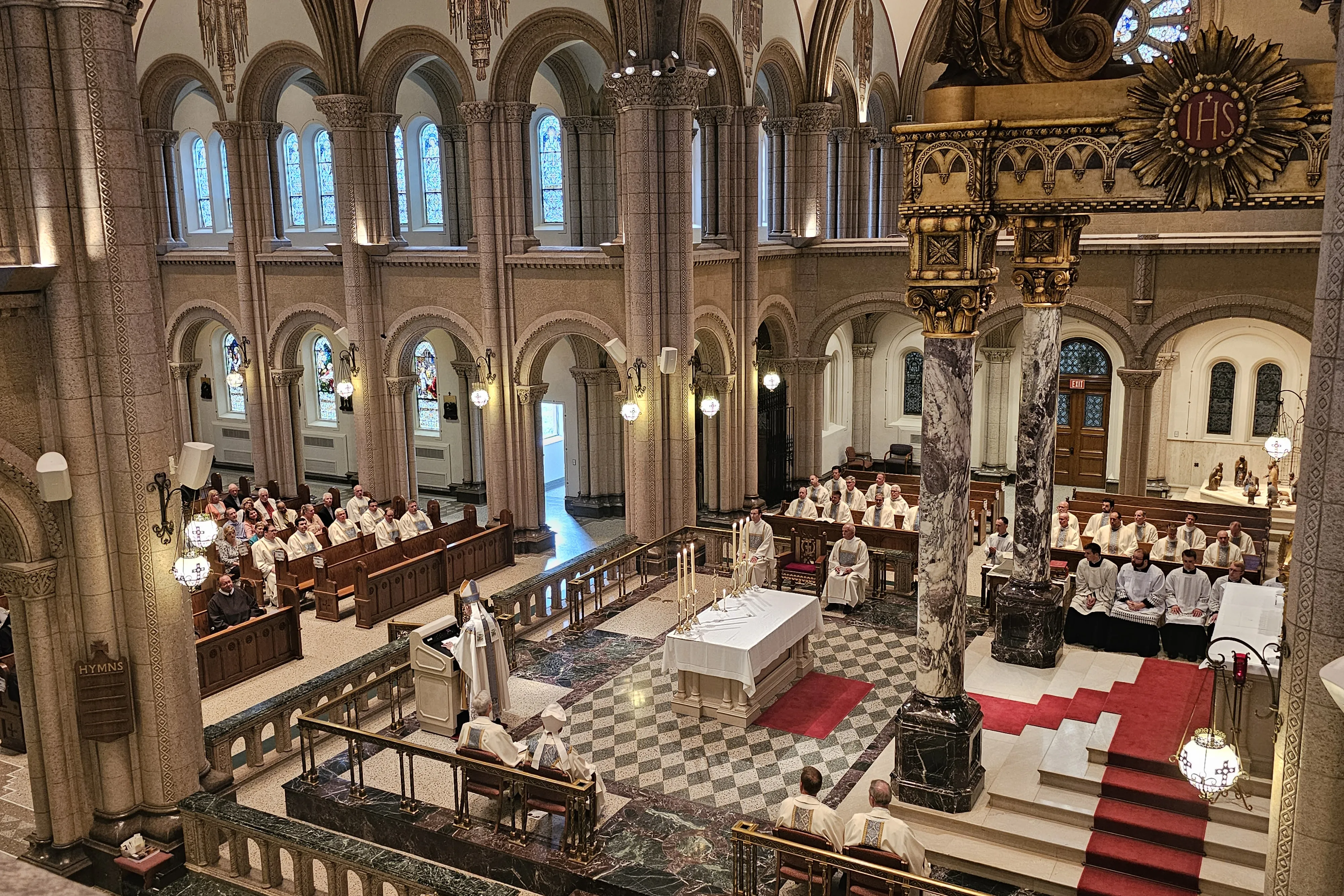 Bishop Thomas Paprocki preaches the opening Mass of the Corpus Christi Priory in Springfield, Illinois. Photo credit: Diocese of Springfield