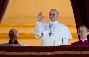 Cardinal Jorge Bergoglio was elected pope on March 13, 2013. Vatican Media