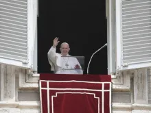 Pope Francis speaks at the Sunday Angelus on May 30, 2021.