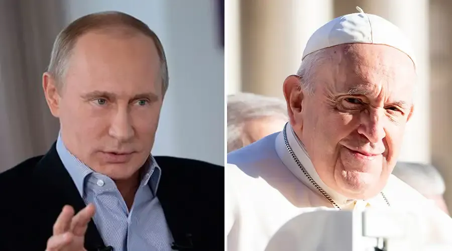 Vladimir Putin / Credit: Flickr from Global Panorama (CC BY-SA 2.0)  Pope Francis / Daniel Ibañez, ACI Press?w=200&h=150