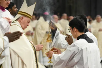 (smaller size) Mass for the Solemnity of the Epiphany in St. Peter’s Basilica on Jan. 6, 2023.