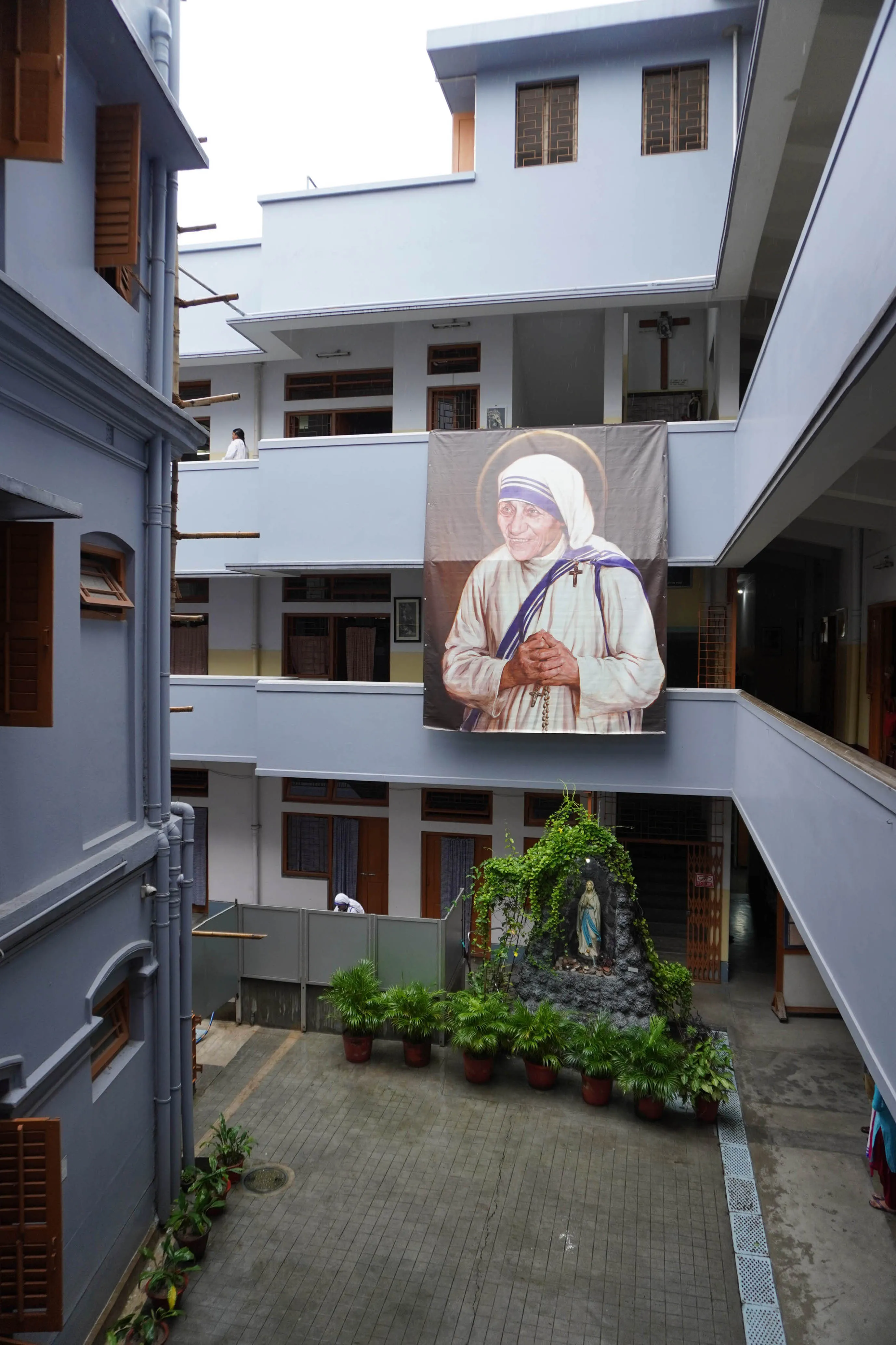 A portrait of St. Teresa of Kolkata at the Missionaries of Charity motherhouse in Kolkata, India, Sept. 5, 2023. Credit: Anto Akkara