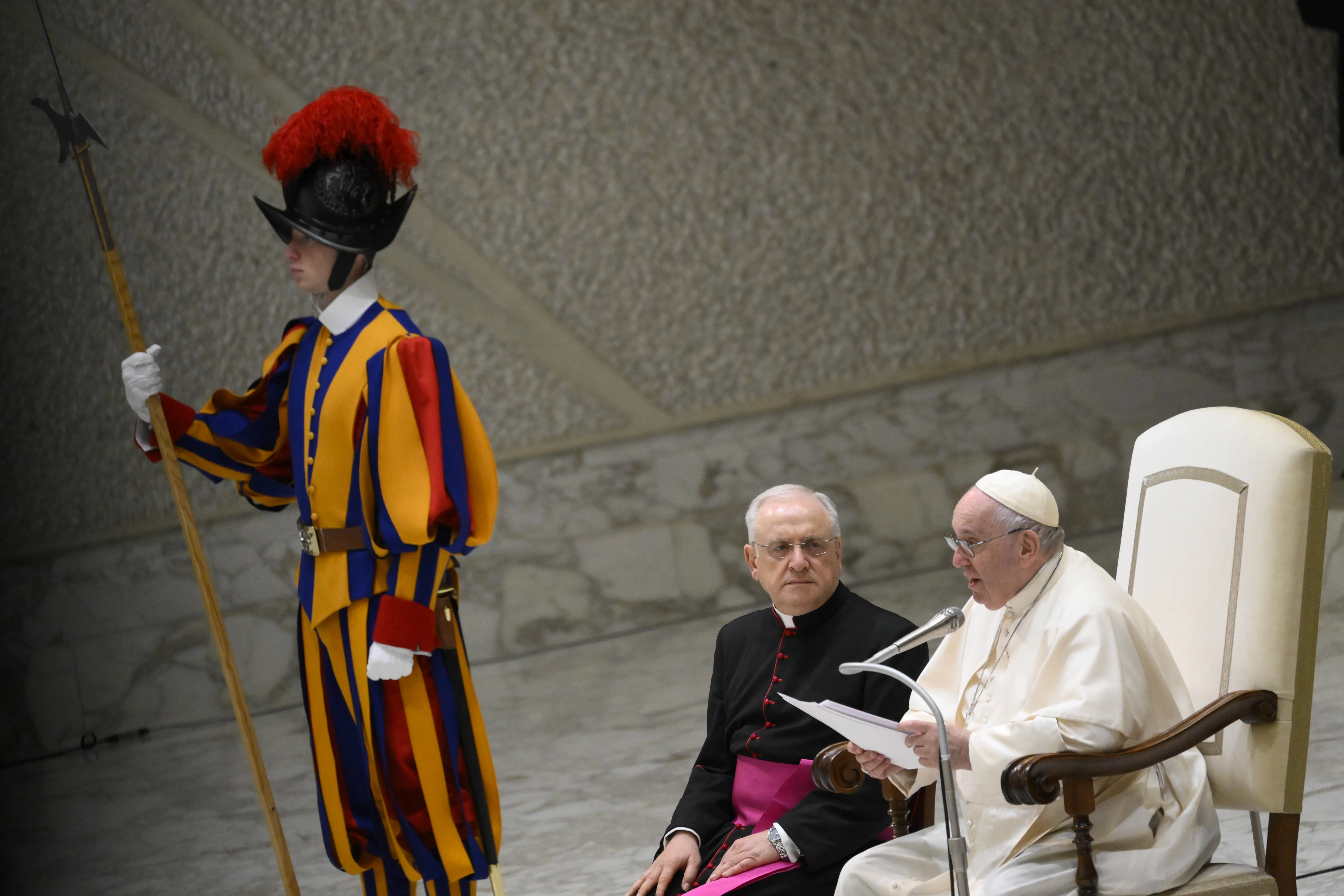 General audience with Pope Francis at the Vatican, Dec. 21, 2022. Vatican Media