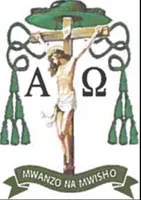 The coat of arms of Cardinal Protase Rugambwa. Credit: Eccleiasticalheraldry.com