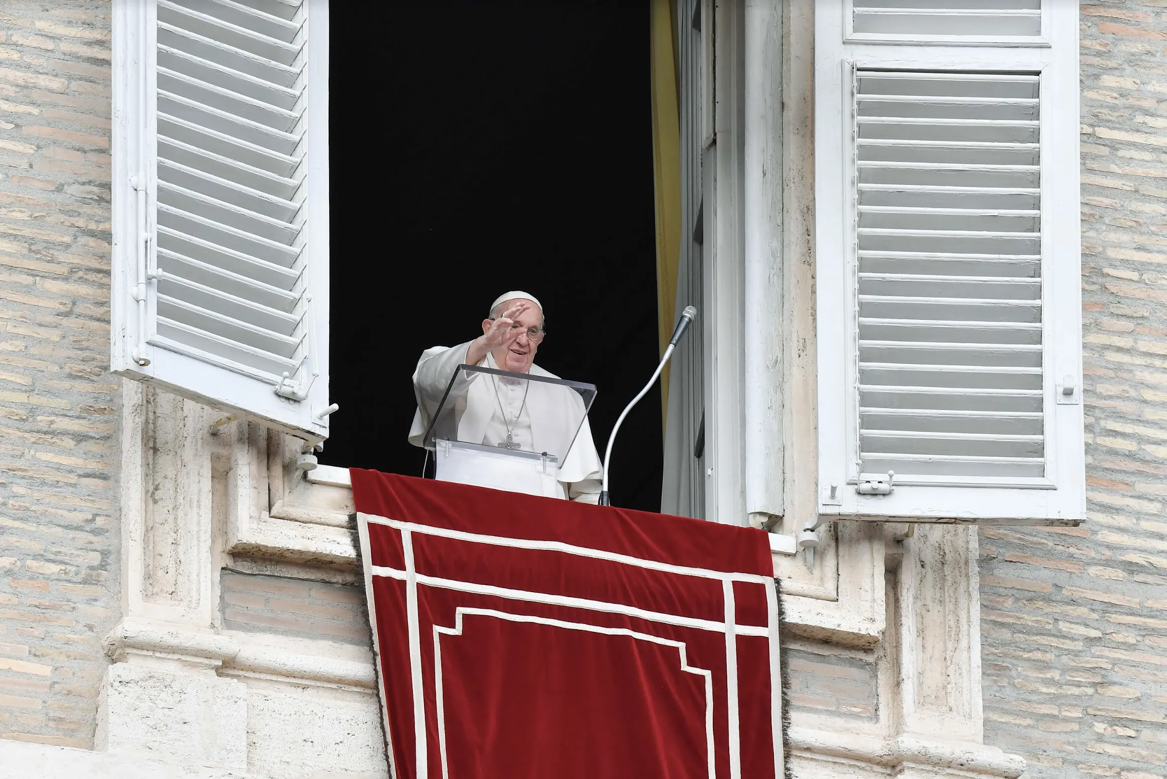 Pope Francis delivers the Angelus address on Jan. 8, 2023.?w=200&h=150