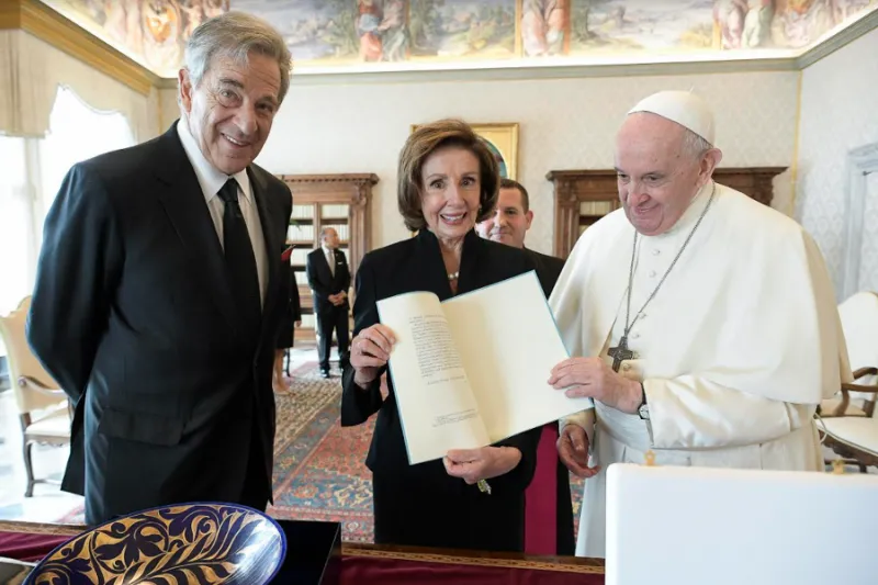 Nancy Pelosi leaves Mass in Rome due to security concerns