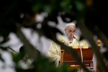Pope Francis celebrates Mass at the Catholic University of the Sacred Heart in Rome, Nov. 5, 2021
