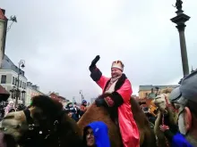 A Three Kings parade in Warsaw, Poland, on Jan. 6, 2022.