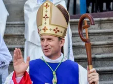 Bishop Pavlo Honcharuk, Latin Rite bishop of Kharkiv-Zaporizhia, Ukraine.