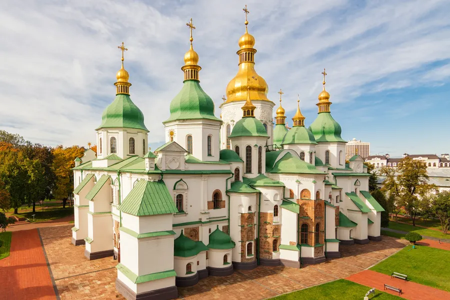 Saint Sophia Cathedral, Kyiv, Ukraine. Rbrechko via Wikimedia (CC BY-SA 4.0).