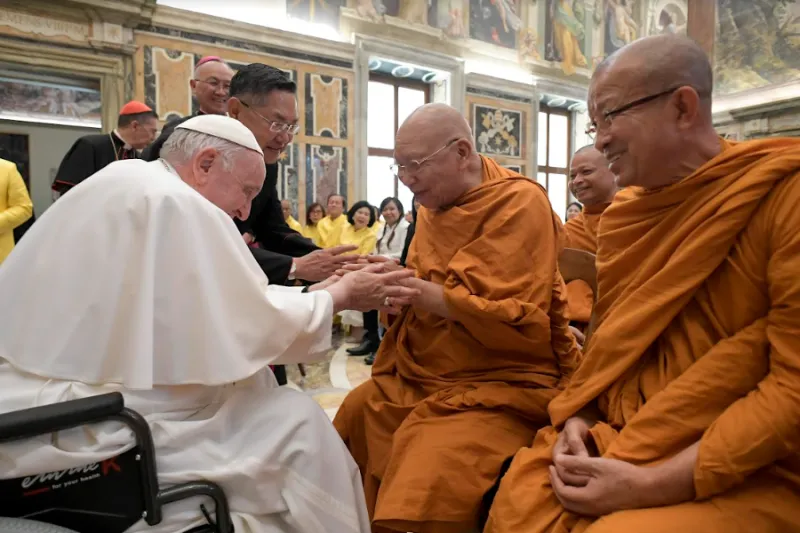 Pope Francis: Jesus and the Buddha understood need to overcome egoism