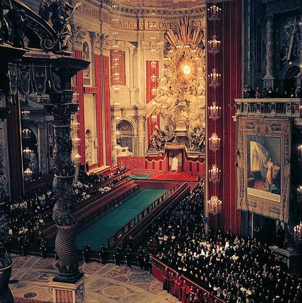 The Second Vatican Council. Photo credit: Lothar Wolleh/Wikimedia Commons
