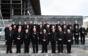 Members of the Catholic Bishops Conference of England and Wales gathered for their Spring Plenary Assembly in Cardiff, May 5, 2022. Mazur/cbcew.org.uk via Flickr (CC BY-NC-ND 2.0)