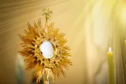 Eucharist monstrance eucharistic adoration