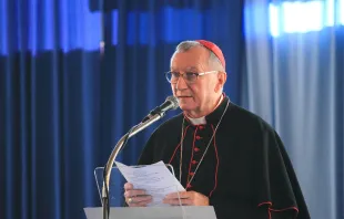 Cardinal Pietro Parolin in Salerno, Italy, on Oct. 13, 2019. Pasquale Senatore/Shutterstock.