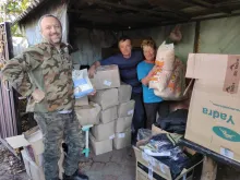 Salesian missions shipped food and medical supplies to Zhytomyr in war-torn Ukraine.