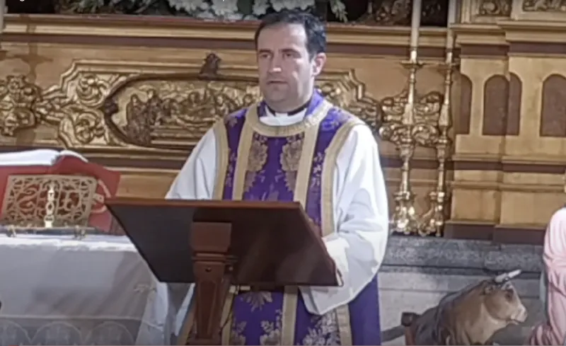 Spainish Priest who preached on affective disorder of homosexuality publicly harassed