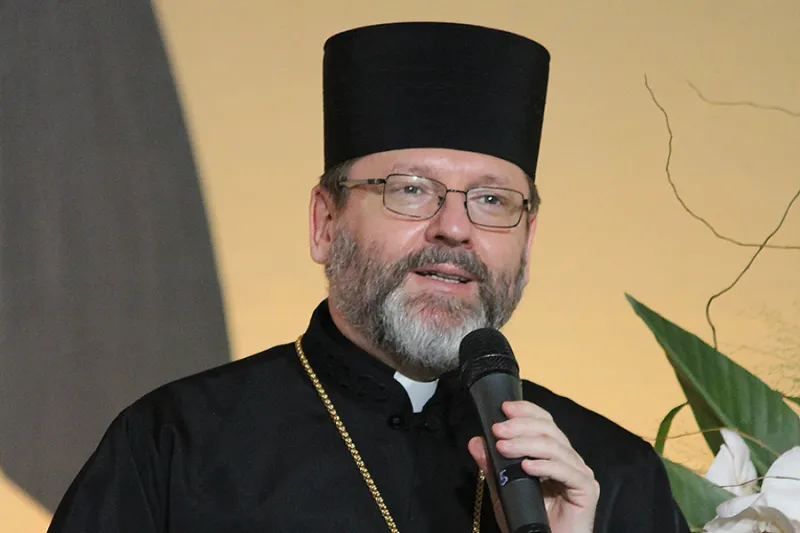 ‘I’m sorry for the tears,’ says Ukrainian Catholic leader as he details life under bombardment