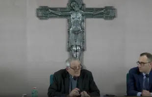 Cardinal Matteo Zuppi, president of the Italian bishops’ conference. Screenshot from CEI Chiesa Cattolica Italiana YouTube channel.