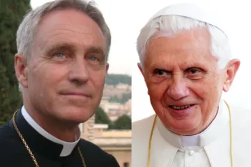 Archbishop Gänswein and Pope emeritus Benedict XVI
