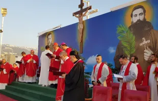 The beatification of Father Leonard Melki and Father Thomas Saleh in Jal el Dib, Lebanon, on June 4, 2022. Guitta Maroun/ACI MENA.