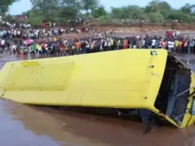 At least 33 Catholics were killed Dec. 4 when a bus fell into a river in Kitui County, Kenya.