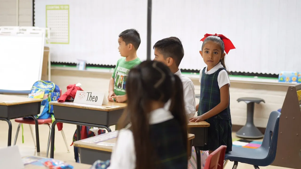 The first day of school at Sacred Heart Catholic School in Uvalde, Texas, Aug. 15, 2022.?w=200&h=150