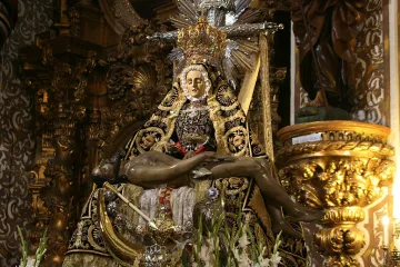 Our Lady of Sorrows at the Basilica of Our Lady of Sorrows in Granada, Spain.