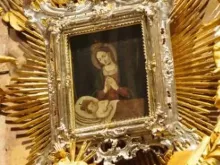 The image of the Virgin of Ireland in the Cathedral of Gyor, Hungary.