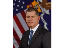 Marty Walsh, United States Secretary of Labor under Joe Biden, who will be given the Blessed Edmund Ignatius Rice Medal by Catholic Memorial School April 1, 2022.