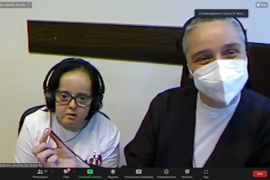 Participants in a video call hosted by the Vatican Dicastery for Laity, Family, and Life on May 19, 2022. Dicastery for Laity, Family, and Life Flickr photostream.