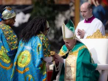 Pope Francis celebrated Mass for Rome’s Congolese community in St. Peter's Basilica on July 3, 2022.