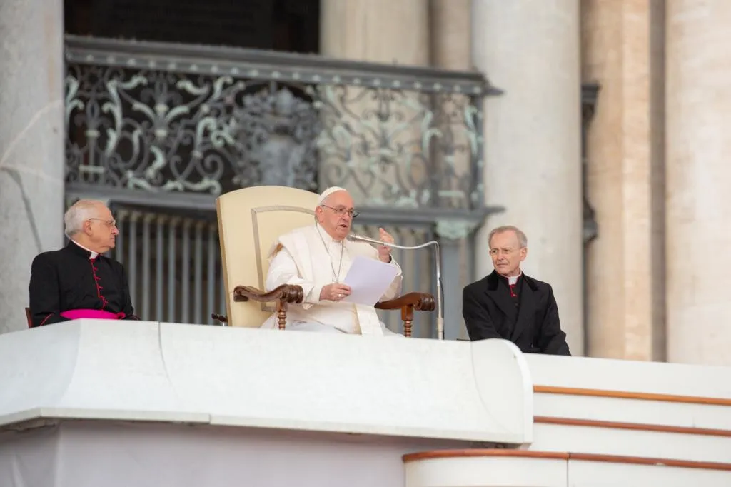 Pope Francis speaking at the general audience on St. Peter's Square, Nov. 9, 2022?w=200&h=150