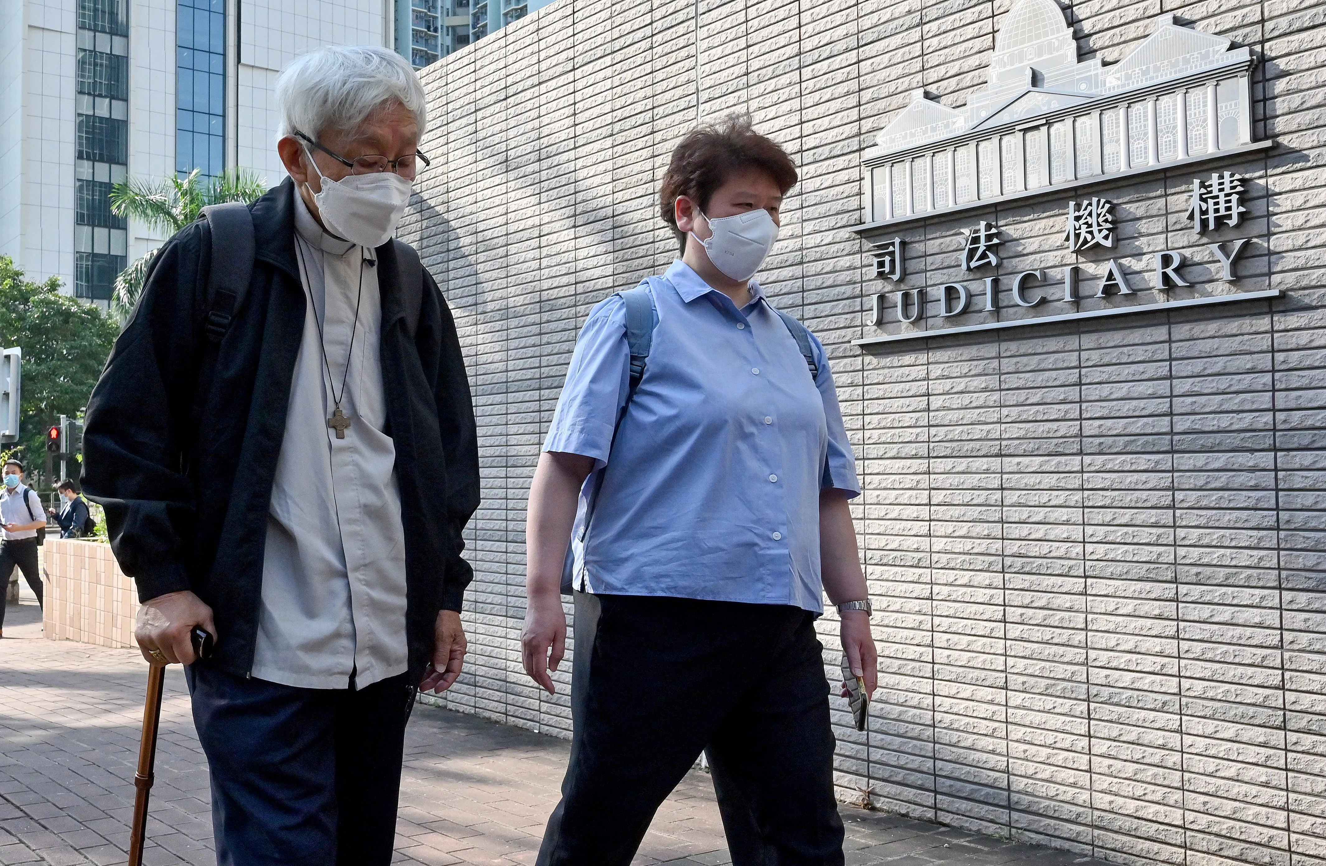 Cardinal Joseph Zen, one of Asia's highest-ranking Catholic clerics, arrives at a court for his trial in Hong Kong on Sept. 26, 2022.?w=200&h=150